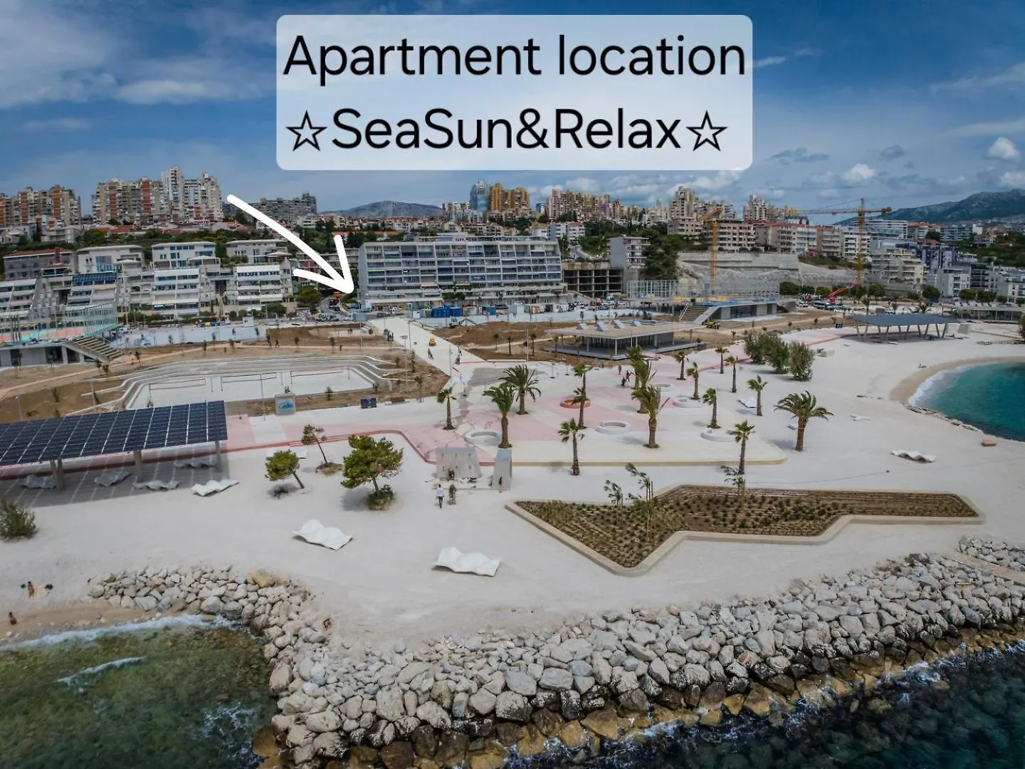 Split Znjan Beach 50M ----Seasun&Relax---- Top Location 0*,  Croácia